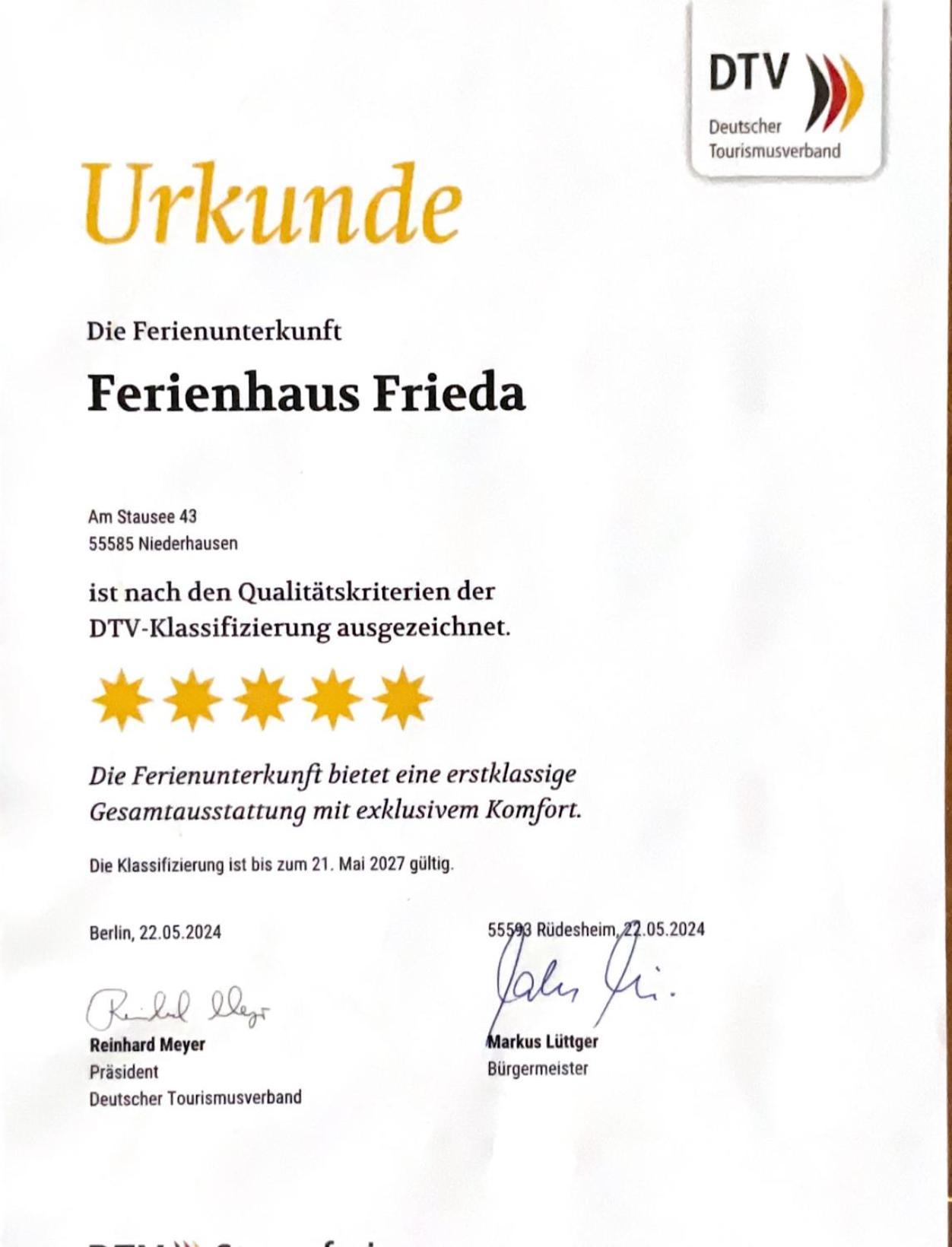 Ferienhaus Frieda Niederhausen Exteriér fotografie